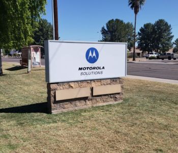 Motorola monument sign