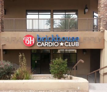 Brickhouse Cardio store front sign