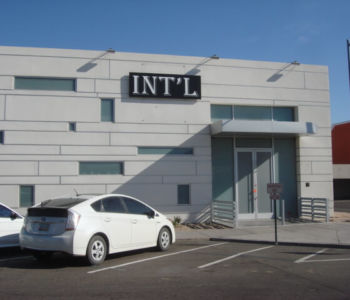 INTL store front sign