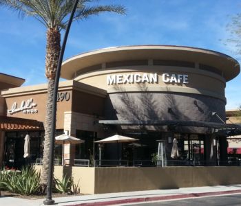 Isabels Mex Cafe store front sign