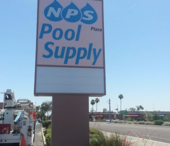 NPS Tatum pole sign monument sign