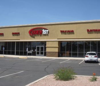 Pawn 1st Bell store front sign