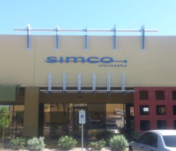 Simco store front sign