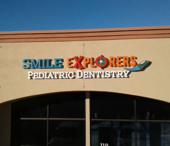 Smile Explorers store front sign