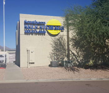 Southern self storage store front sign